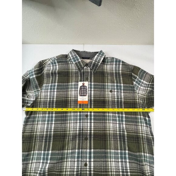 Weatherproof Vintage Mens Flannel Shirt (US, XXL, Green), New - Picture 15 of 16
